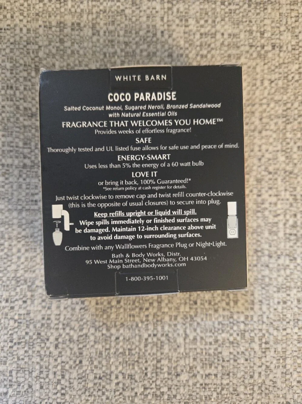 Bath And Body White Barn Wallflowers Coco Paradise Refill